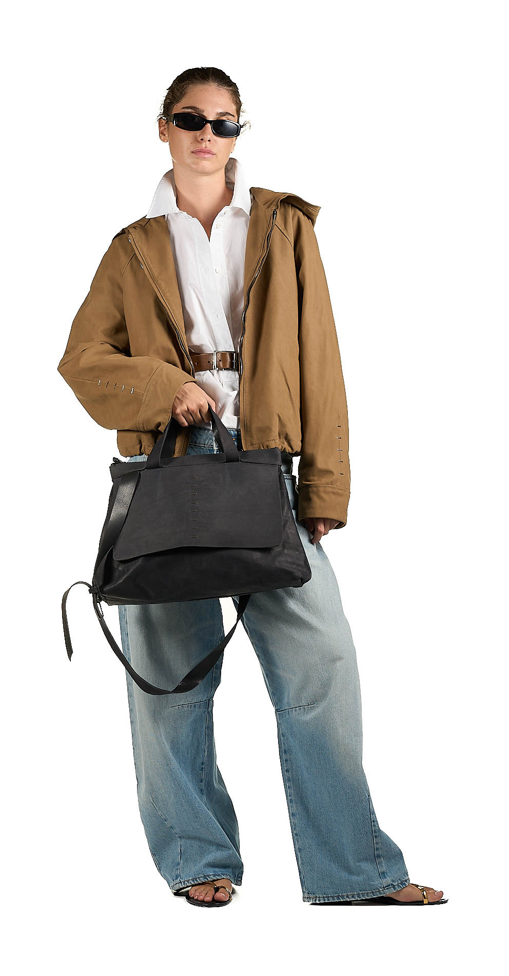 daniele basta leather and silver bags - WEARING